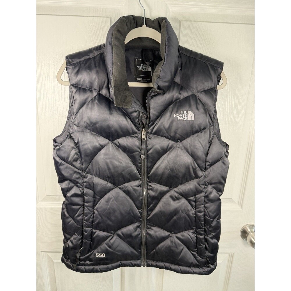 The North Face ALIT 550 Goose Down Winter Puffer Vest Jacket Womens Large Black